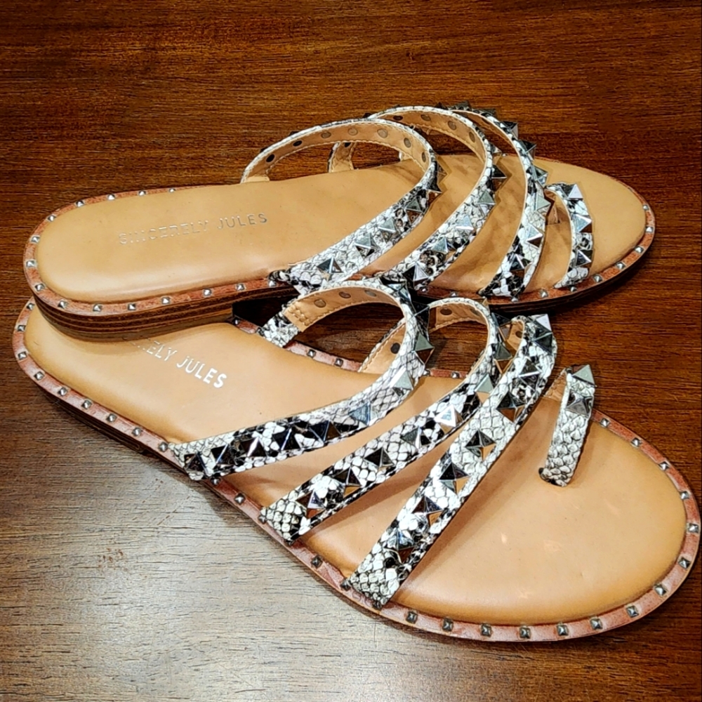Sincerely Jules studded sandals
